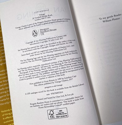Lot 43 - IAN FLEMING - JAMES BOND - THREE VINTAGE CLASSICS HARDCOVER EDITIONS.