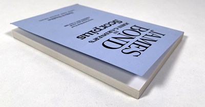 Lot 22 - JOHN GARDNER - JAMES BOND - SCORPIUS - UNCORRECTED PROOF EDITION.