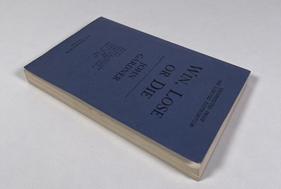 Lot 23 - JOHN GARDNER  - JAMES BOND - WIN, LOSE OR DIE (PUTNAM) 1989 UNCORRECTED PROOF EDITION.