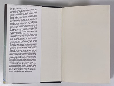 Lot 25 - JOHN GARDNER - JAMES BOND - NO DEALS MR. BOND - 1988 - UK FIRST EDITION.