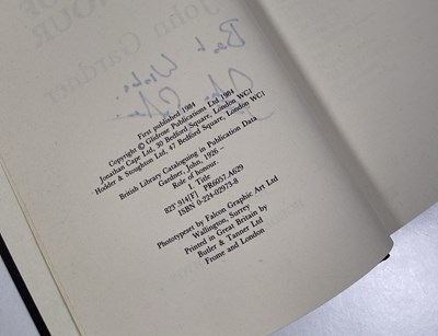 Lot 27 - JOHN GARDNER - JAMES BOND - ROLE OF HONOUR - 1984- UK SIGNED FIRST EDITION.
