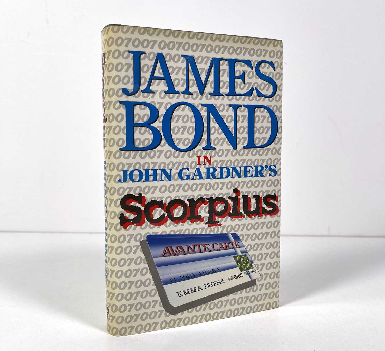 Lot 30 - JOHN GARDNER - JAMES BOND - SCORPIUS - UK FIRST EDITION.