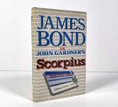 Lot 30 - JOHN GARDNER - JAMES BOND - SCORPIUS - UK FIRST EDITION.