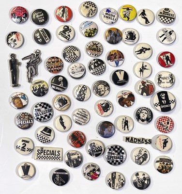 Lot 3 - TWO TONE / SKA / PUNK - ORIGINAL BADGE COLLECTION.