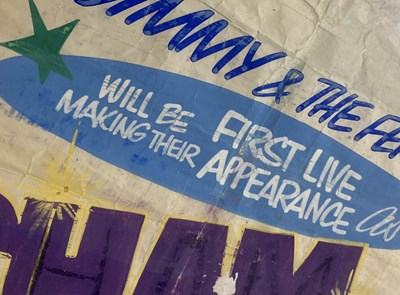 Lot 372 - SHAM 69'S FIRST EVER CONCERT POSTER