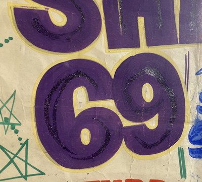 Lot 372 - SHAM 69'S FIRST EVER CONCERT POSTER