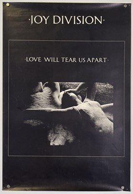Lot 13 - JOY DIVISION - ORIGINAL 'LOVE WILL TEAR US APART' POSTER.