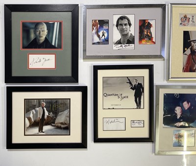 Lot 1 - JAMES BOND - AUTOGRAPHS INC DESMOND LLEWELYN.