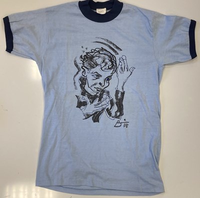 Lot 200 - DAVID BOWIE - ORIGINAL T-SHIRTS INC RARE ADIDAS SELF PORTRAIT TEE