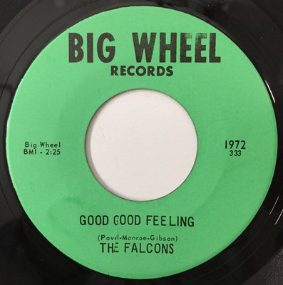 Lot 27 - THE FALCONS - GOOD GOOD FEELING 7" (US STOCK - BIG WHEEL - 1972)