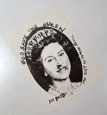 Lot 101 - THE SEX PISTOLS - ORIGINAL GSTQ FLYER.
