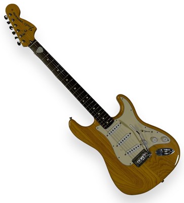 Lot 19 - FENDER STRATOCASTER - NATURAL, SERIAL NO: MZ3028755.