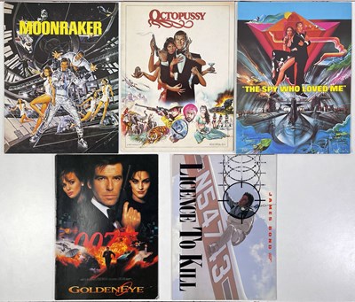 Lot 8 - JAMES BOND - FILM PROMOTIONAL BOOKLETS INC MOONRAKER.