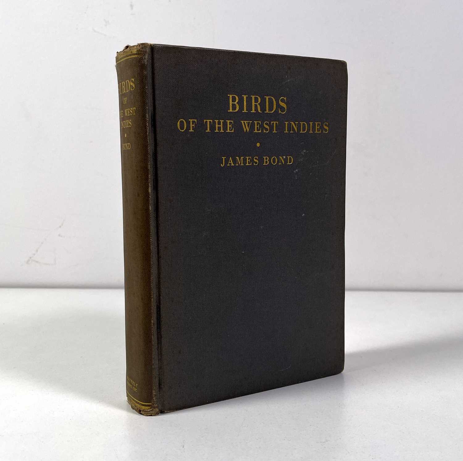 Lot 14 - JAMES BOND INTEREST - JAMES BOND - BIRD OF THE WEST INDIES (1936, US 1ST EDITION) - INSPIRATION FOR THE NAMING OF BOND.