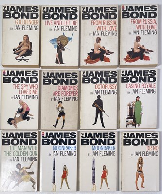 Lot 48 - IAN FLEMING - JAMES BOND - PAN PUBLISHED BOOKS WITH BOND GIRLS COVERS.