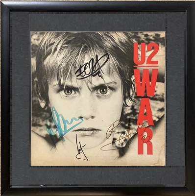 Lot 311 - SIGNED U2 WAR LP