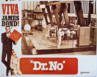 Lot 52 - JAMES BOND - DR. NO (1962) - FULL SET OF EIGHT C 1972 'VIVA JAMES BOND' FESTIVAL LOBBY CARDS.