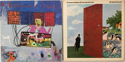 Lot 28 - GEORGE HARRISON - WONDERWALL MUSIC/ ELECTRONIC SOUND LP PACK