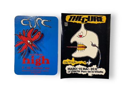 Lot 398 - THE CURE - SHOP DISPLAY AND POSTER.