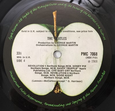 Lot 42 - THE BEATLES - WHITE ALBUM LP (UK NO. 0011688 W/ PICS & POSTER - PMC 7067)