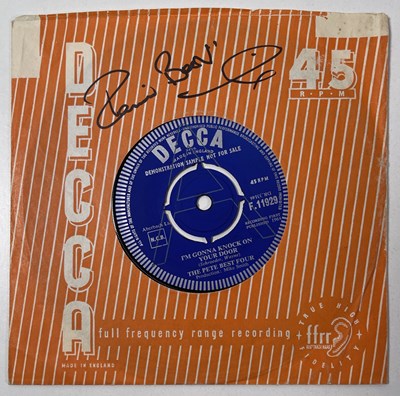 Lot 324 - THE BEATLES INTEREST - PETE BEST SIGNED EPHEMERA.