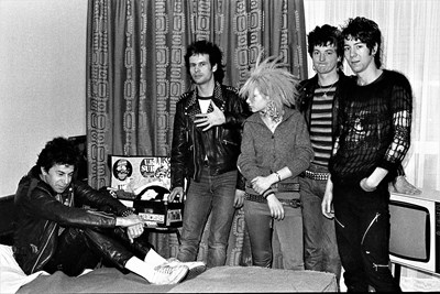Lot 42 - PUNK LEGENDS UK SUBS LOCATION SHOOT NEGATIVES - ORIGINAL CONTACT SHEET - WITH COPYRIGHT.