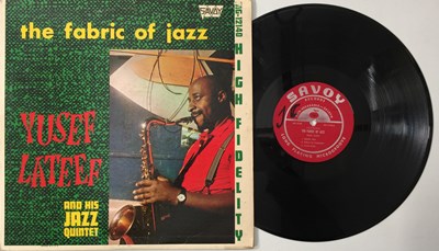 Lot 9 - YUSEF LATEEF - THE FABRIC OF JAZZ LP (SAVOY RECORDS MG-12140)