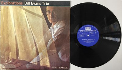 Lot 27 - BILL EVANS TRIO - EXPLORATIONS LP (BLUE LABEL UK OG - RLP12-351)