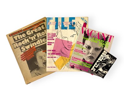 Lot 59 - COLLECTABLE PUNK BOOKS -  INC ART&TEXT - ADAM ANT INTEREST.