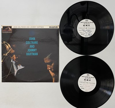 Lot 36 - JOHN COLTRANE AND JOHNNY HARTMAN LP (UK TEST PRESS - 2 X SINGLE SIDED LPs)