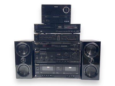 Lot 6 - TECHNICS AND PHILLIPS HI-FI SET.