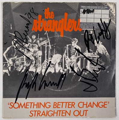 Lot 226 - THE STRANGLERS SIGNED 7".