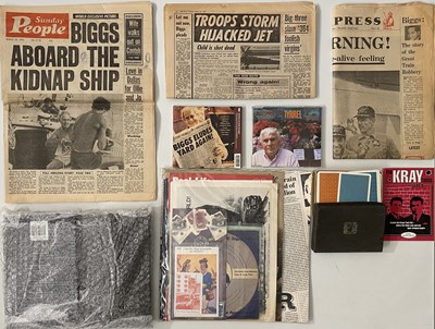 Lot 106 - THE GREAT TRAIN ROBBERY - KRAYS-RELATED MEMORABILIA.