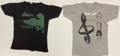 Lot 223 - PUNK AND NEW WAVE T-SHIRTS - THE JAM / THE STRANGLERS