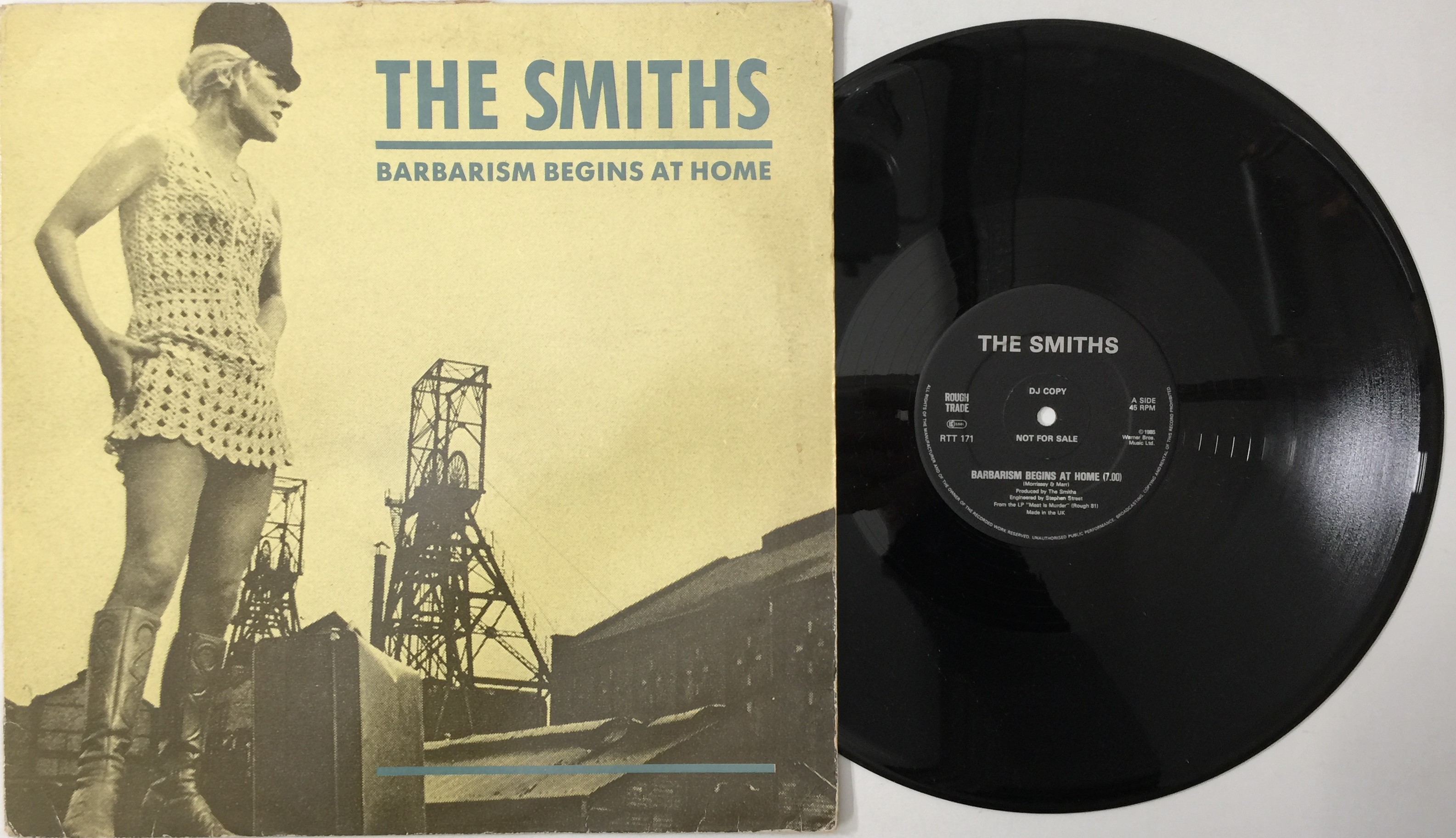 Lot 216 - THE SMITHS - BARBARISM BEGINS AT HOME 12