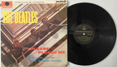 Lot 94 - THE BEATLES - PLEASE PLEASE ME (MONO 'BLACK AND GOLD' ORIGINAL PMC 1202 - 'STARTER' COPY).