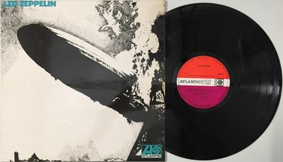 Lot 3 - LED ZEPPELIN - LED ZEPPELIN 'I' LP (ORIGINAL UK 'TURQUOISE' LETTERING/SUPERHYPE COPY - ATLANTIC 588171)