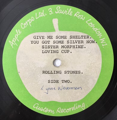 Lot 6 - THE ROLLING STONES - 'LET IT BLEED' - ORIGINAL UK APPLE ACETATE RECORDING