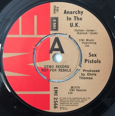 Lot 222 - SEX PISTOLS - ANARCHY IN THE UK 7" (ORIGINAL UK DEMO - EMI 2566)