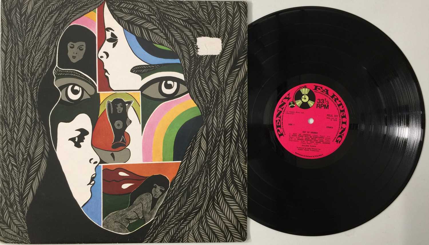 Lot 9 - KILLING FLOOR - OUT OF URANUS LP (ORIGINAL UK COPY - PENNY FARTHING PELS 511)