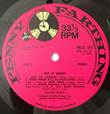 Lot 9 - KILLING FLOOR - OUT OF URANUS LP (ORIGINAL UK COPY - PENNY FARTHING PELS 511)