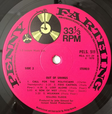 Lot 9 - KILLING FLOOR - OUT OF URANUS LP (ORIGINAL UK COPY - PENNY FARTHING PELS 511)