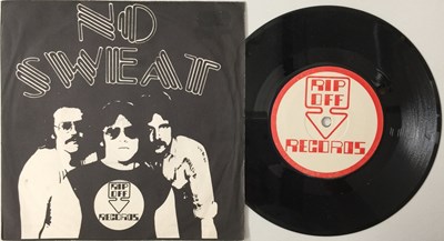 Lot 241 - NO SWEAT - START ALL OVER AGAIN/ YOU SHOULD BE SO LUCKY 7" (UK OG - RIP OFF RECORDS - RIP4)