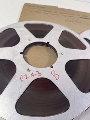Lot 284 - PAUL MCCARTNEY / WINGS INTEREST - BAND ON THE RUN RECORDING TAPES - WITH BOLAN RECORDING.