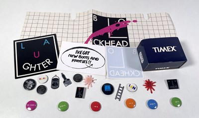Lot 64 - IAN DURY AND THE BLOCKHEADS MEMORABILIA INC TIMEX WATCH.