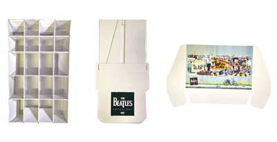 Lot 142 - THE BEATLES - ORIGINAL ANTHOLOGY DVD SHOP DISPLAY