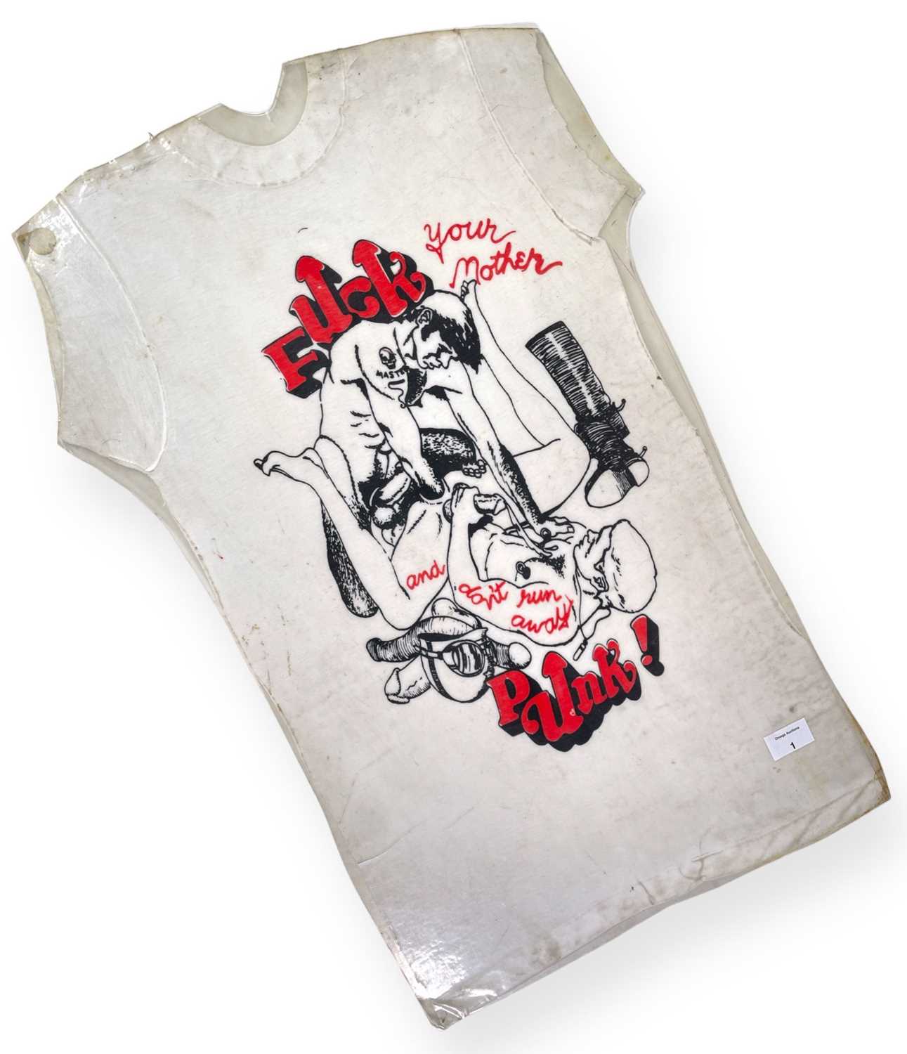 Lot 1 - BOY LONDON ARCHIVE - SEDITIONARIES T-SHIRT  - FUCK YOUR MOTHER.