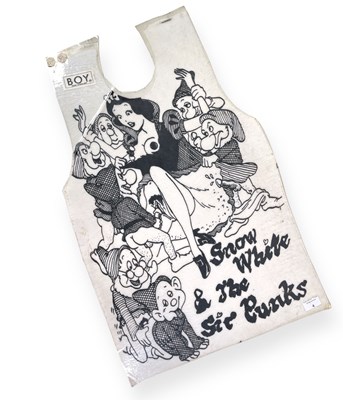 Lot 4 - BOY LONDON ARCHIVE - SEDITIONARIES T-SHIRT  - SNOW WHITE / SIR PUNKS.