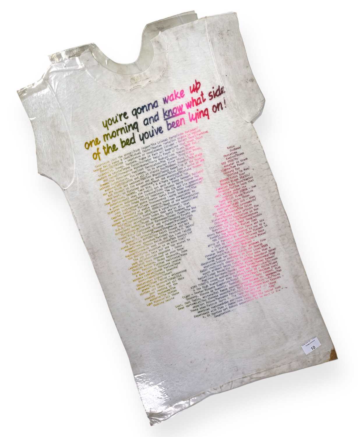 Lot 10 - BOY LONDON ARCHIVE - SEDITIONARIES T-SHIRT  - YOU'RE GONNA WAKE UP...