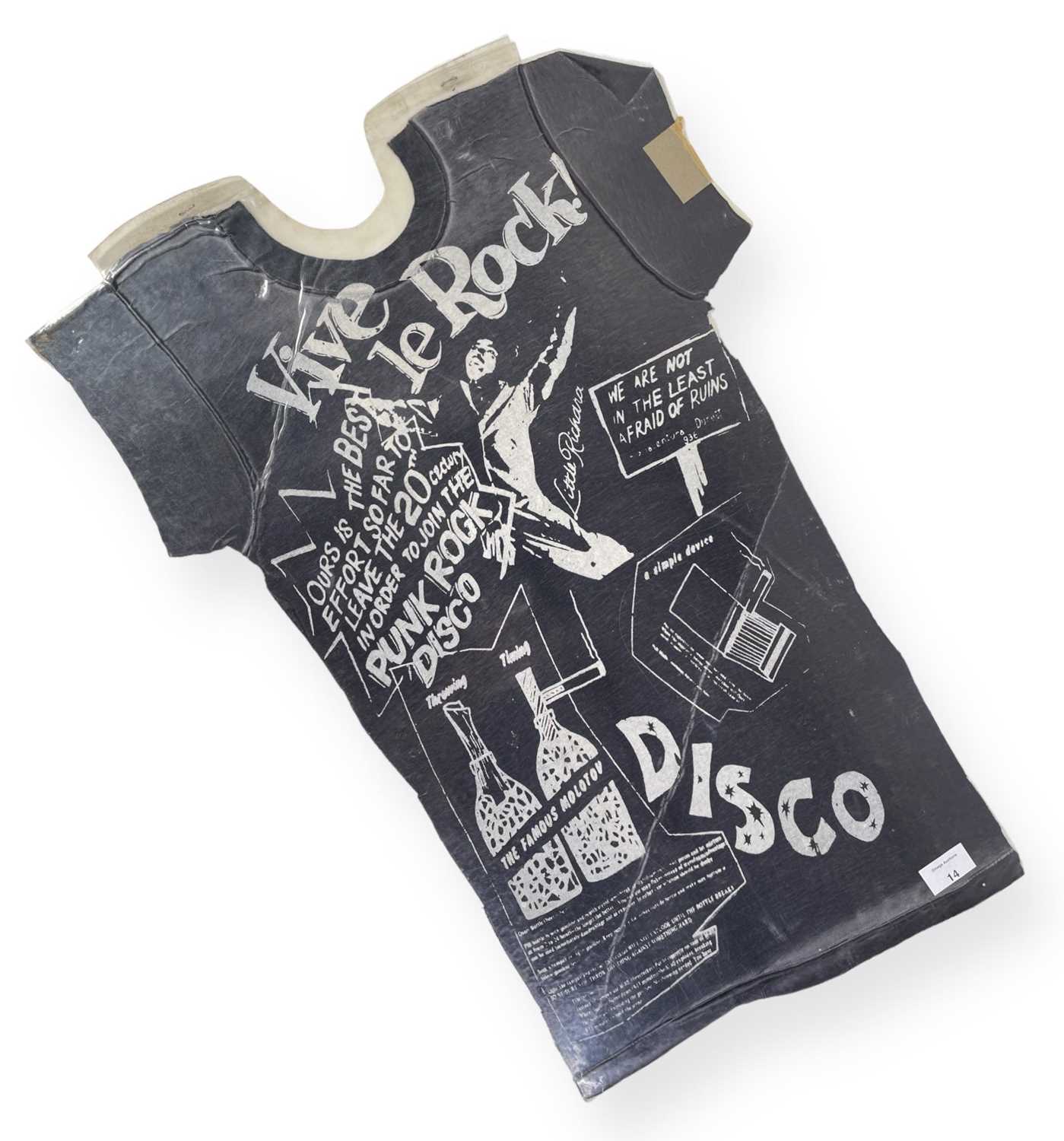 Lot 14 - BOY LONDON ARCHIVE - SEDITIONARIES T-SHIRT  - VIVE LE ROCK.